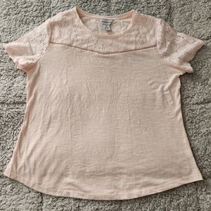 New womens light pink shirt
